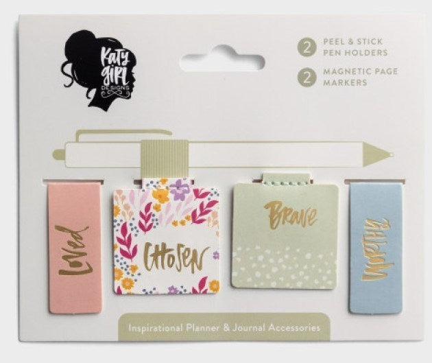 Page Marker/Pen Holder Set-KatyGirl