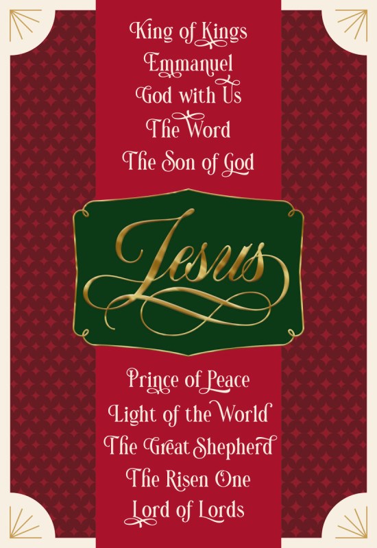 Card-Boxed-Christmas-Names Of Jesus (Box Of 18) (2024)