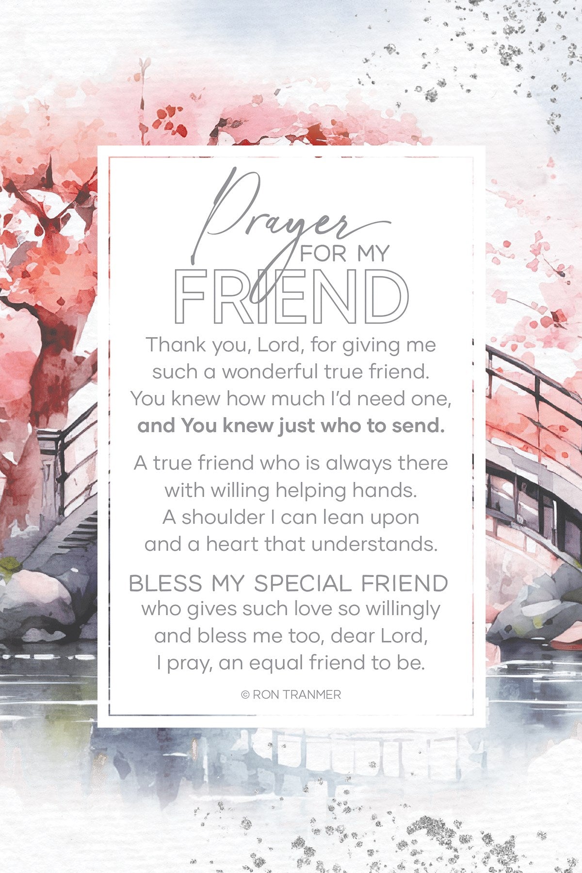 Plaque-Everyday-Prayer For My Friend (6 x 9)