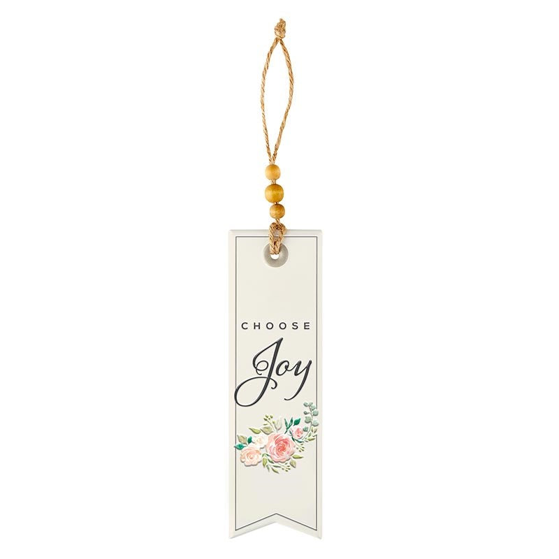 Wall Plaque-Tin-Choose Joy (10" x 3")