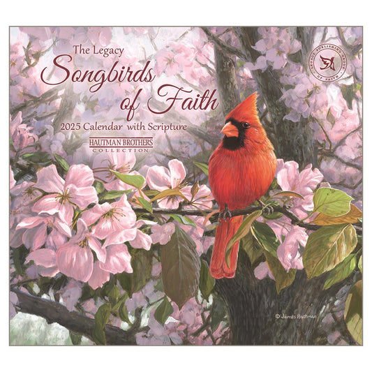 2025 Wall Calendar-Songbirds Of Faith (13.66" x 12")