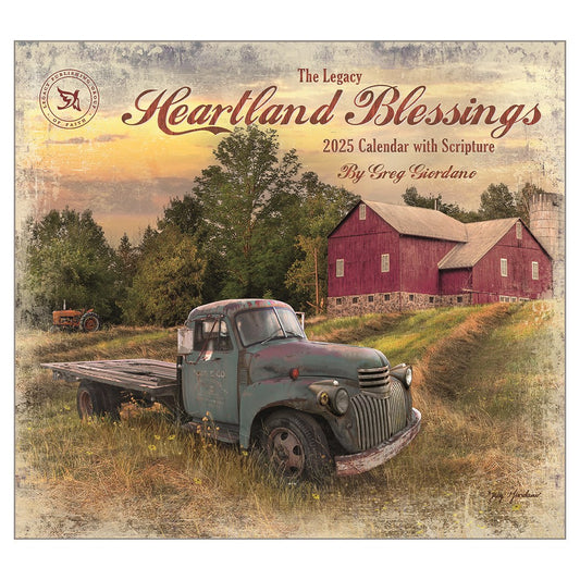 2025 Wall Calendar-Heartland Blessings (13.66" x 12")