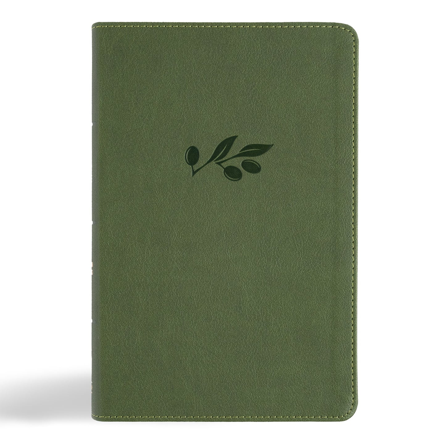 CSB Large Print Personal Size Reference Bible Digital Study Edition-Olive LeatherTouch Indexed