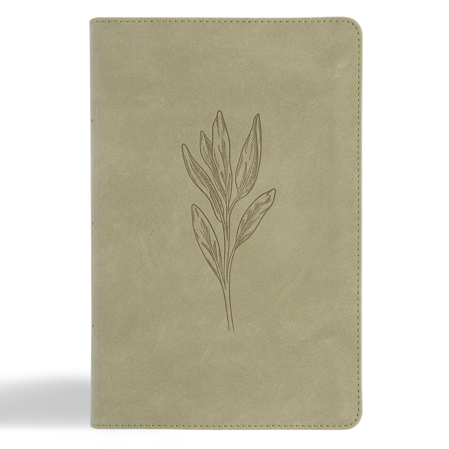 CSB Large Print Personal Size Reference Bible Digital Study Edition-Sage Suedesoft LeatherTouch Indexed