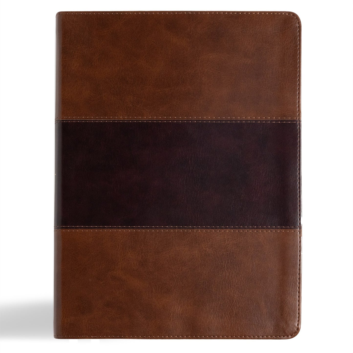 KJV Study Bible/Large Print Edition-Saddle Brown LeatherTouch