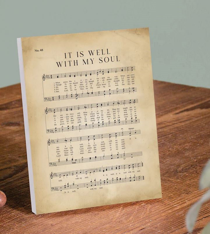 Tabletop Decor-It Is Well (5.5" x 7.25")