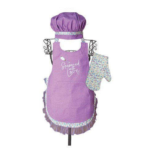 Apron-Seasoned With Love (Child) (19" x 25") (Set Of 3)