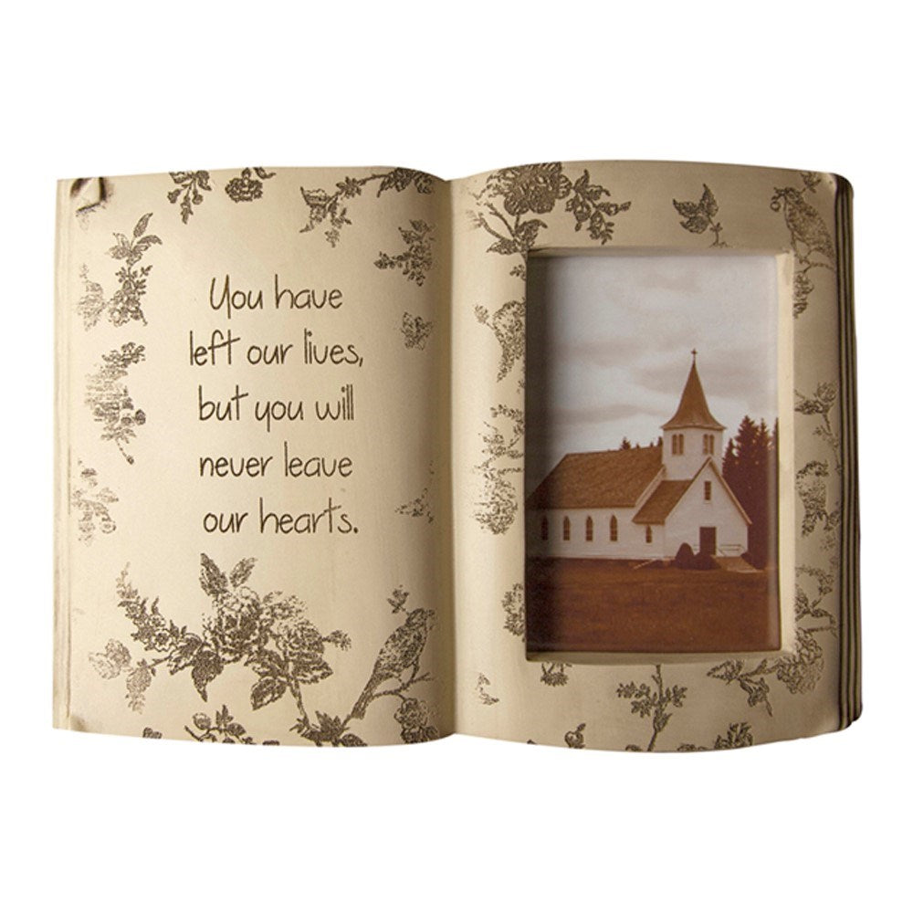 Book Photo Frame-You Have Left Our Lives (8.25" x 11.5")