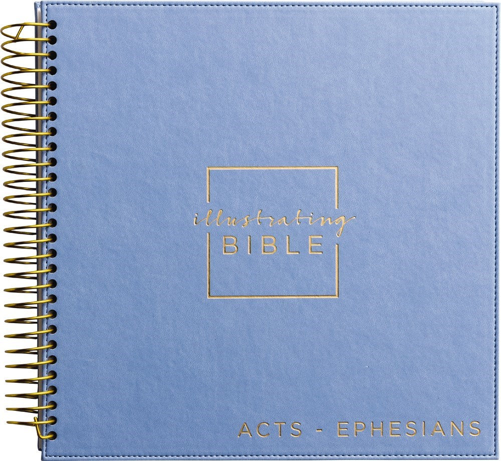 NIV Illustrating Bible-Acts-Ephesians-Blue Faux Leather