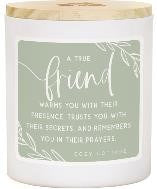 Candle-True Friend-Cozy Cottage Scent (11 Oz - 2 Wick)
