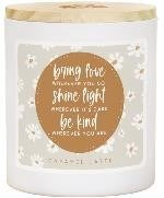 Candle-Bring Love Daisies-Caramel Latte Scent (11 Oz - 2 Wick)
