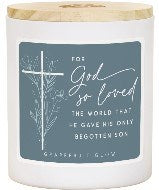 Candle-God So Loved-Grapefruit Glow Scent (11 Oz - 2 Wick)