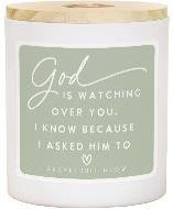 Candle-God Is Watching-Grapefruit Glow Scent (11 Oz - 2 Wick)