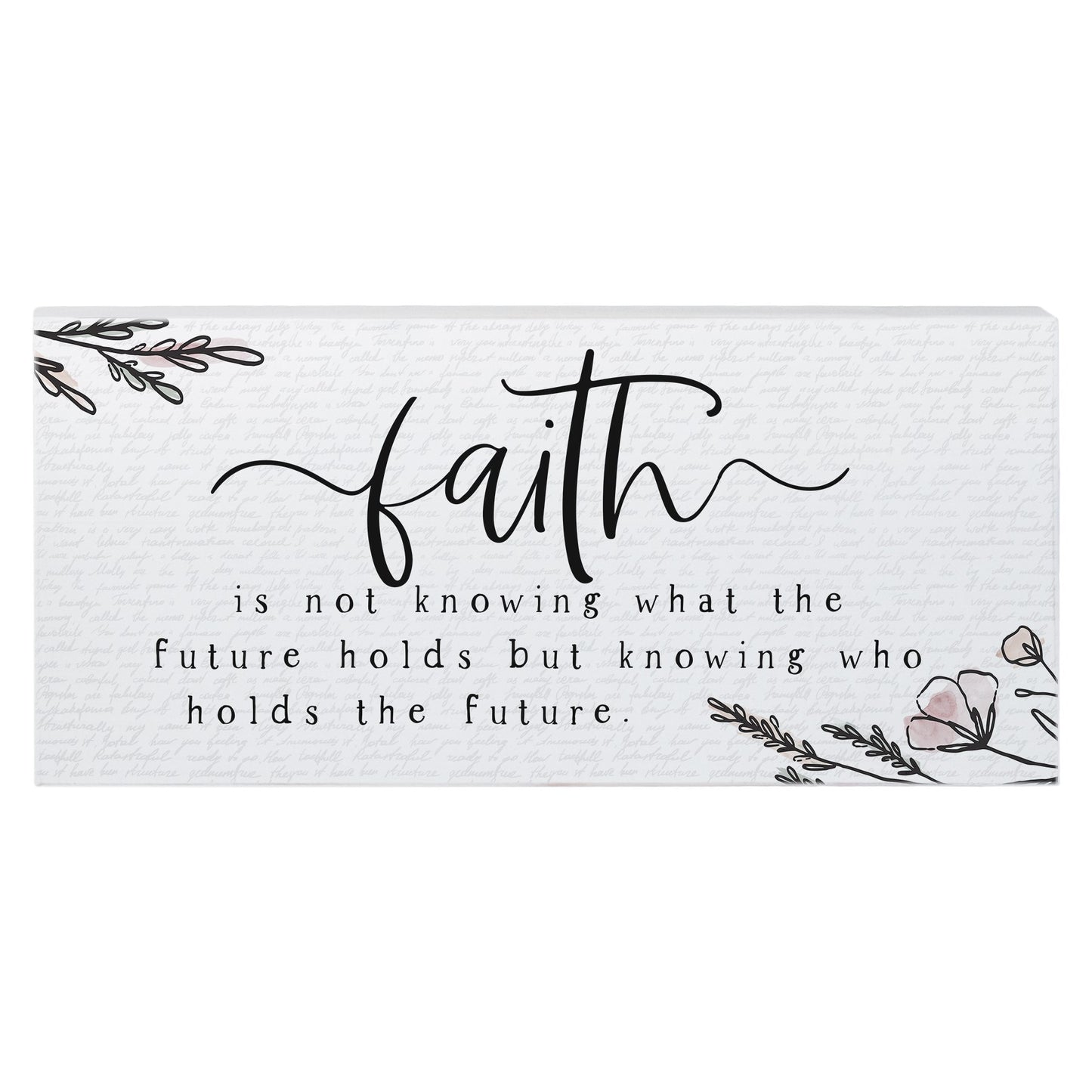 Inspire Board-Faith Not Knowing (12" x 5.5")
