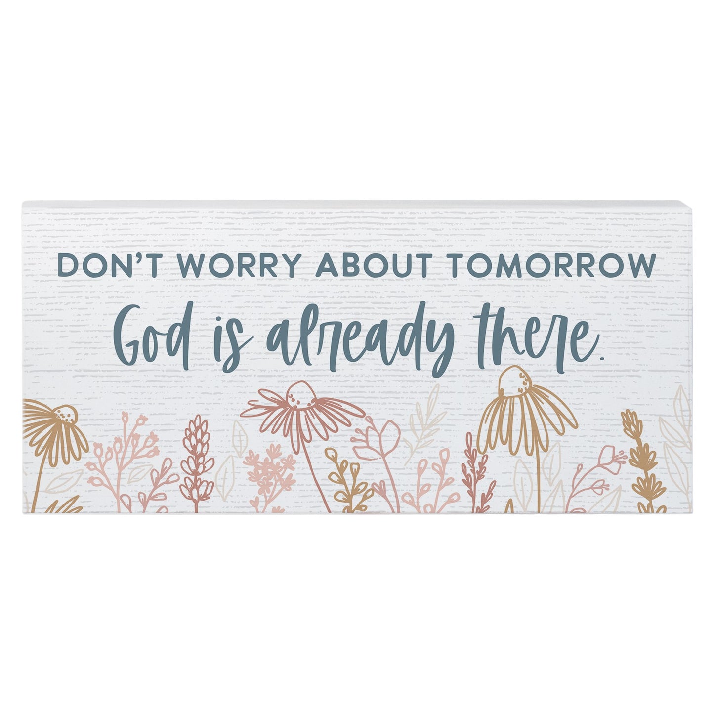 Inspire Board-Worry Tomorrow (12" x 5.5")