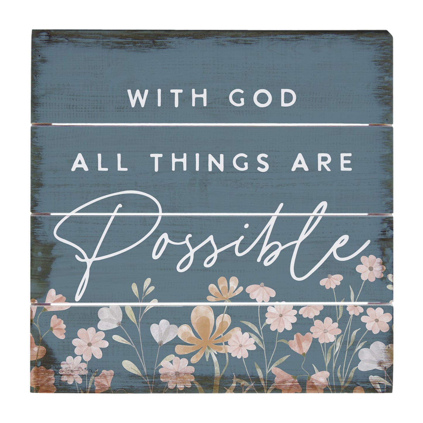 Petite Pallet-Possible Blue Floral (6" x 6")