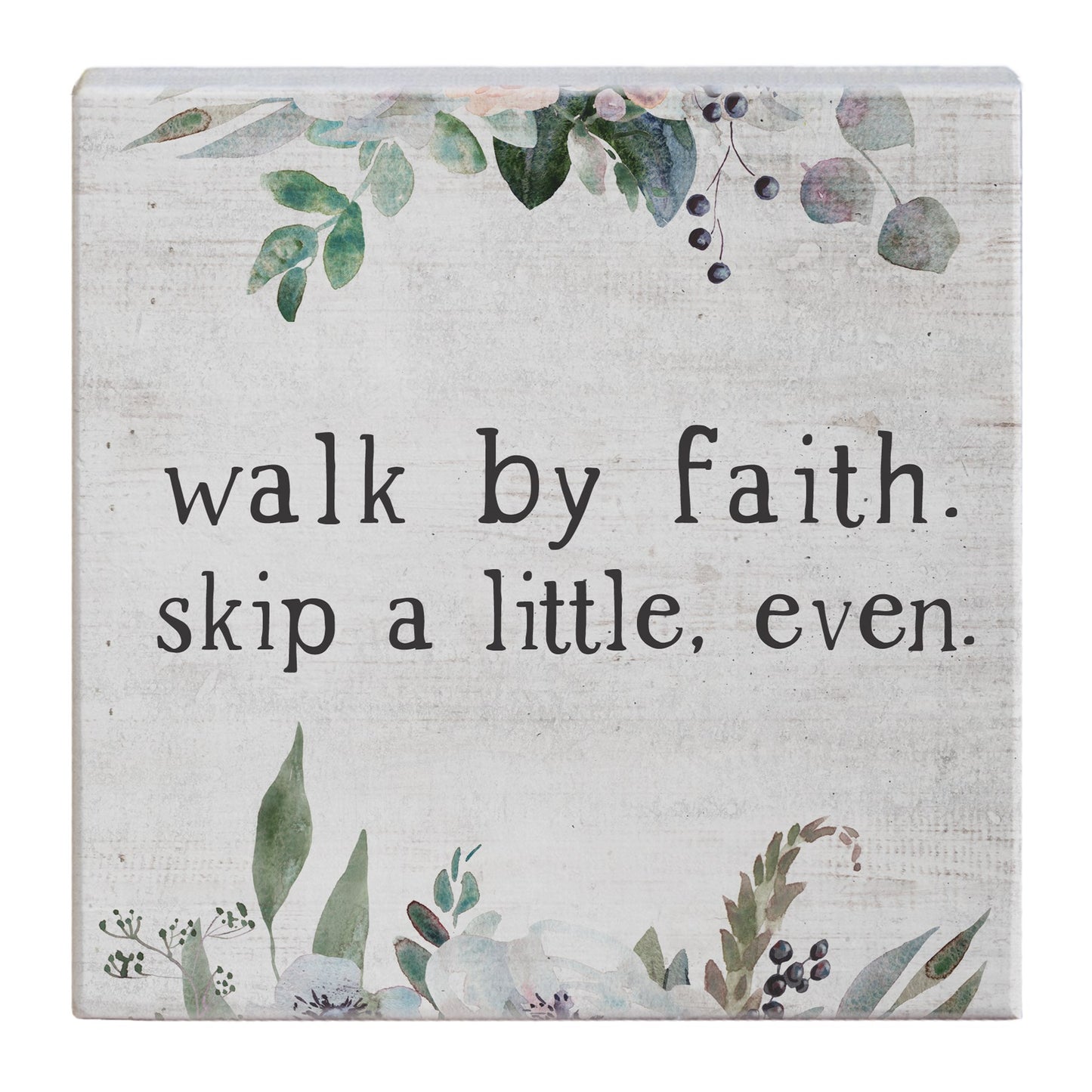 Small Talk Square-Walk By Faith (5.25" x 5.25")
