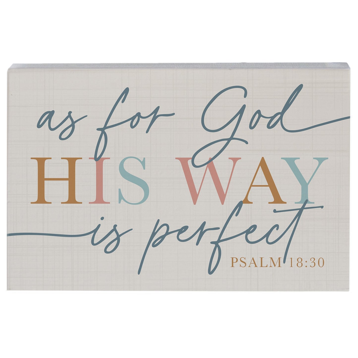 Small Talk Rectangle-God His Way (5.25" x 3.5")