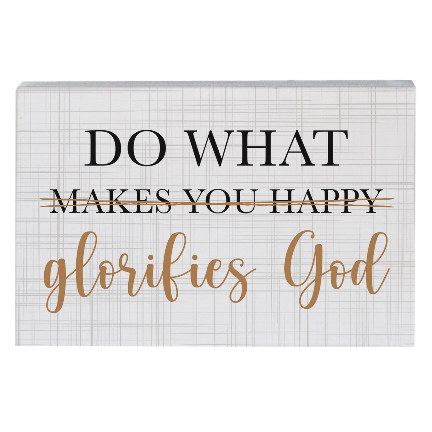 Small Talk Rectangle-Do What Glorifies God (5.25" x 3.5")