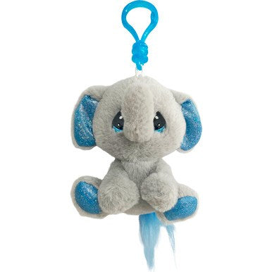 Plush-Cutie Pet-Tudies Backpack Clip-Elephant (4"H)