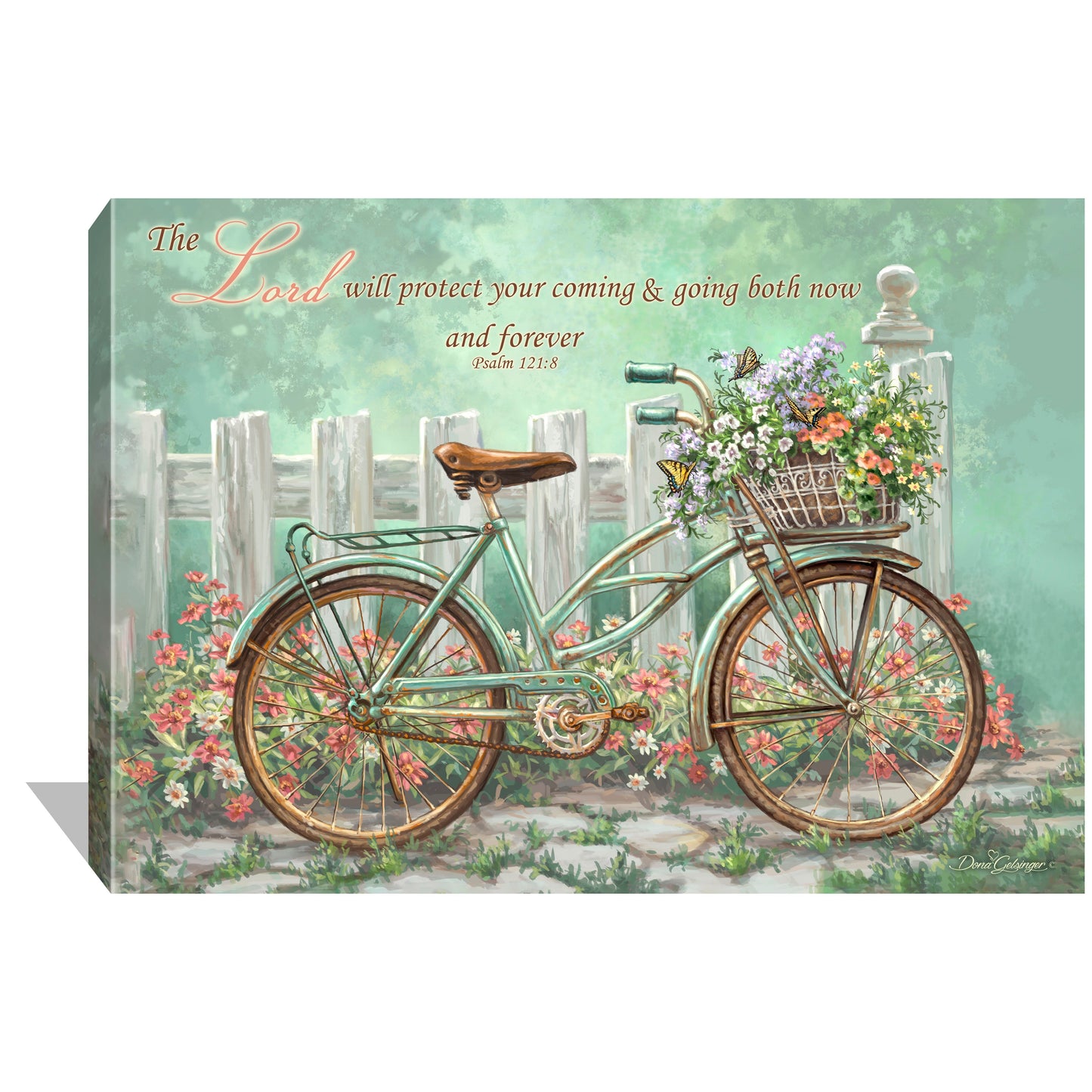 Frameless Canvas-Vintage Bicycle (10" x 14")
