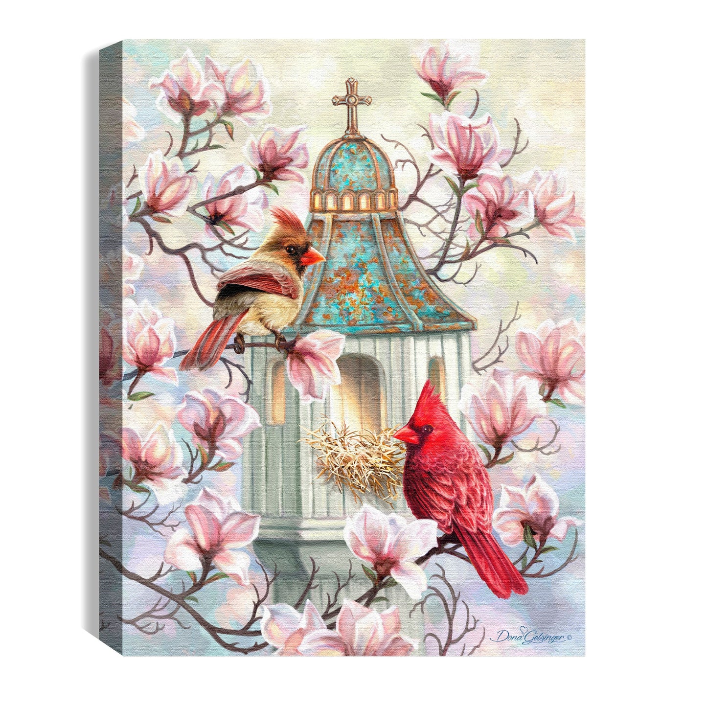 Mini Canvas-Spring Morning-LED Tabletop w/Timer (8" x 6")