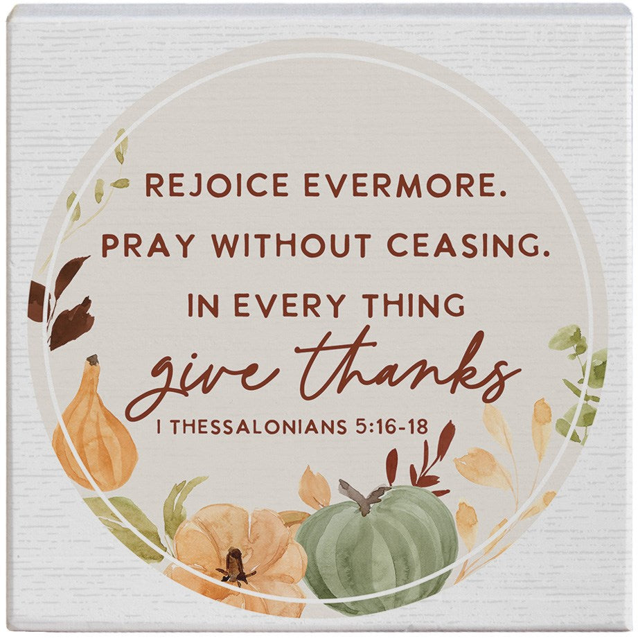 Small Talk Square-Rejoice Evermore Fall (5.25 x 5.25)