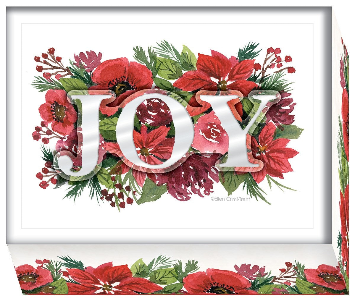 Card-Boxed-Christmas-Joy Poinsettias (Box Of 15)