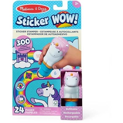 Sticker Wow! Unicorn w/Book & Stickers (Ages 3+)