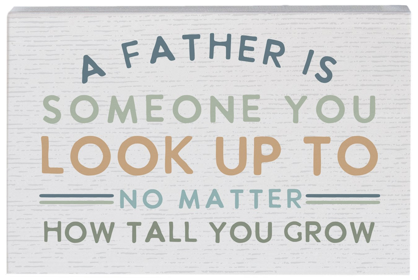 Small Talk Rectangle-Father/Look Up To (5.25 x 3.5)
