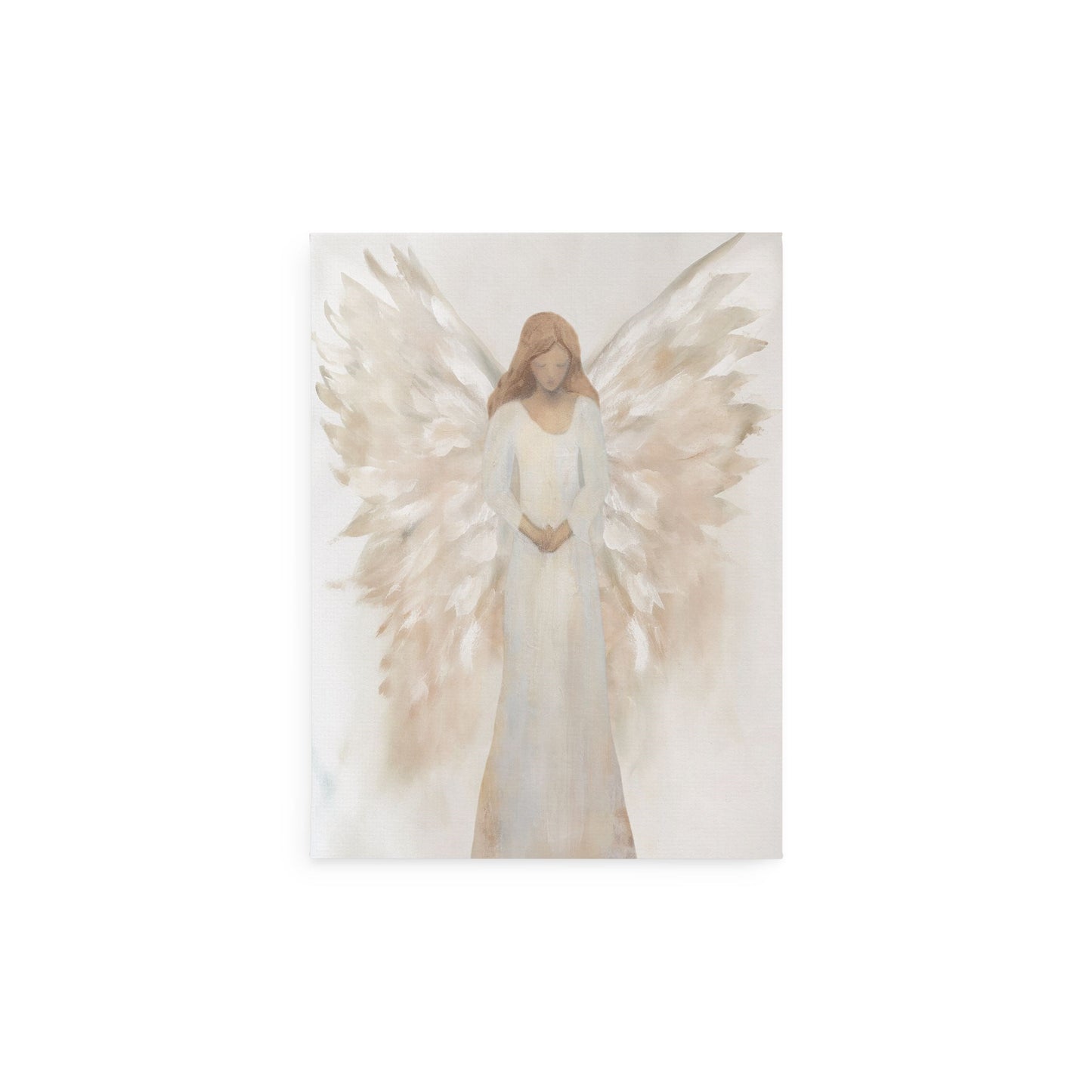 Wall Decor-Canvas-For He Will Command His Angels Concerning You (12" x 15.75")