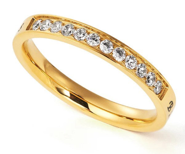 Ring-Gold Princess Cut-Blessed (Size 5)
