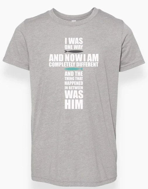 Tee Shirt-I Was One Way-The Chosen-Heather Grey-Medium