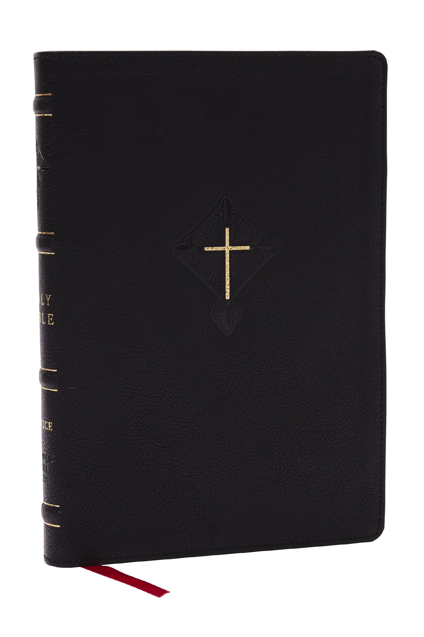 RSV2CE Thinline Large Print Catholic Bible (Comfort Print)-Black Leathersoft