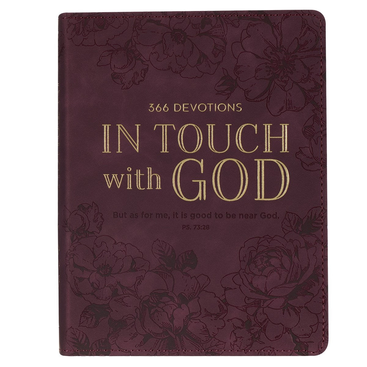 Devotional-In Touch With God Brown Flexcover