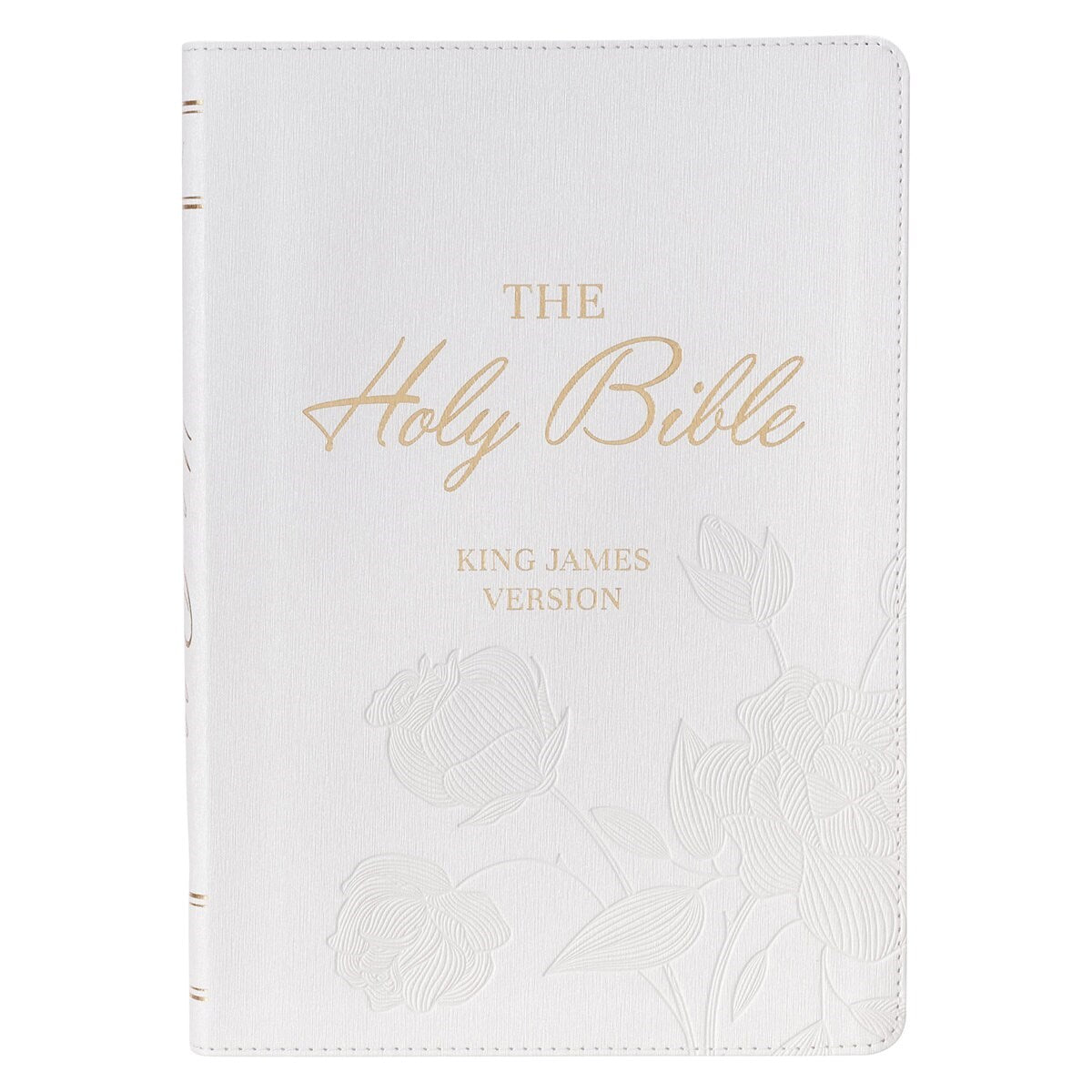 KJV Super Giant Print Bible-White Faux Leather