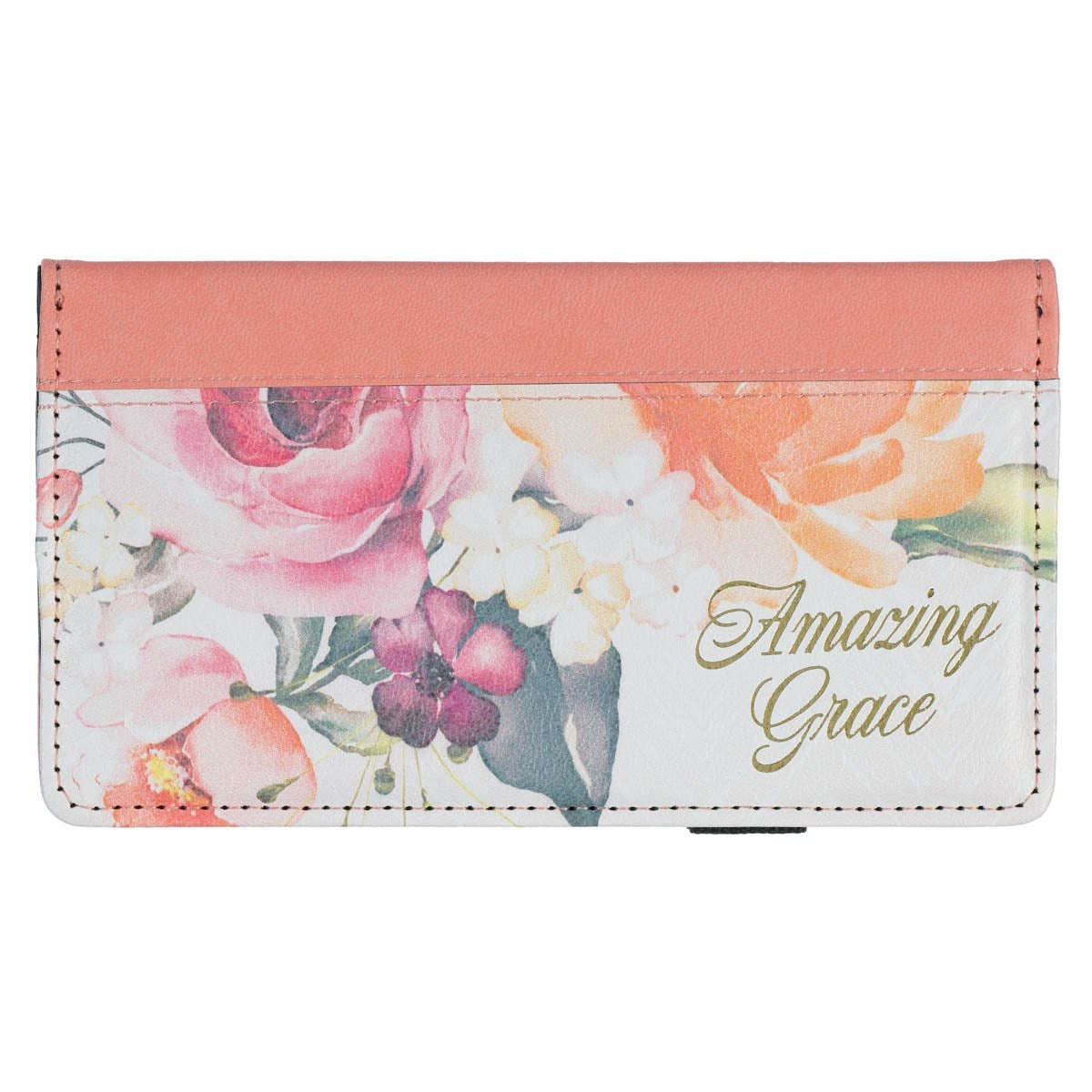 Checkbook/Wallet-Amazing Grace Floral