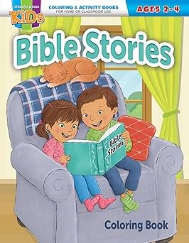 Bible Stories Coloring & Activity Book (Ages 2-4)