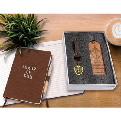 Armor Of God Gift Set (Bookmark Journal & Key Chain) (#71195)