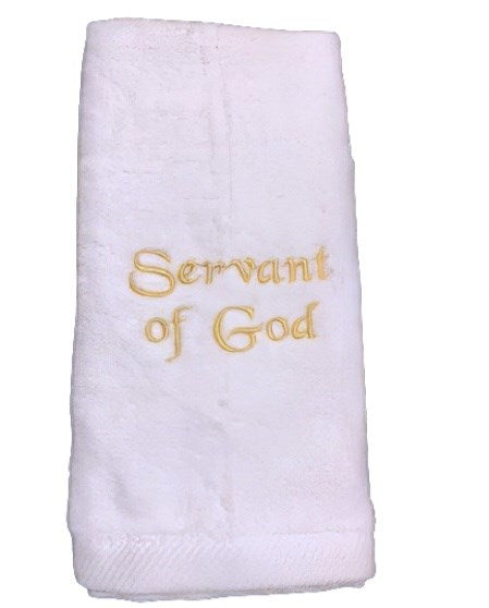 Towel Servant of God White