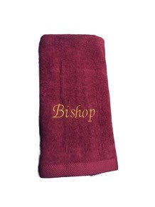 Towel Bishop Burgundy