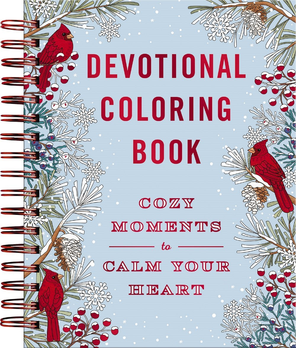 Cozy Moments To Calm Your Heart: Devotional Coloring Books