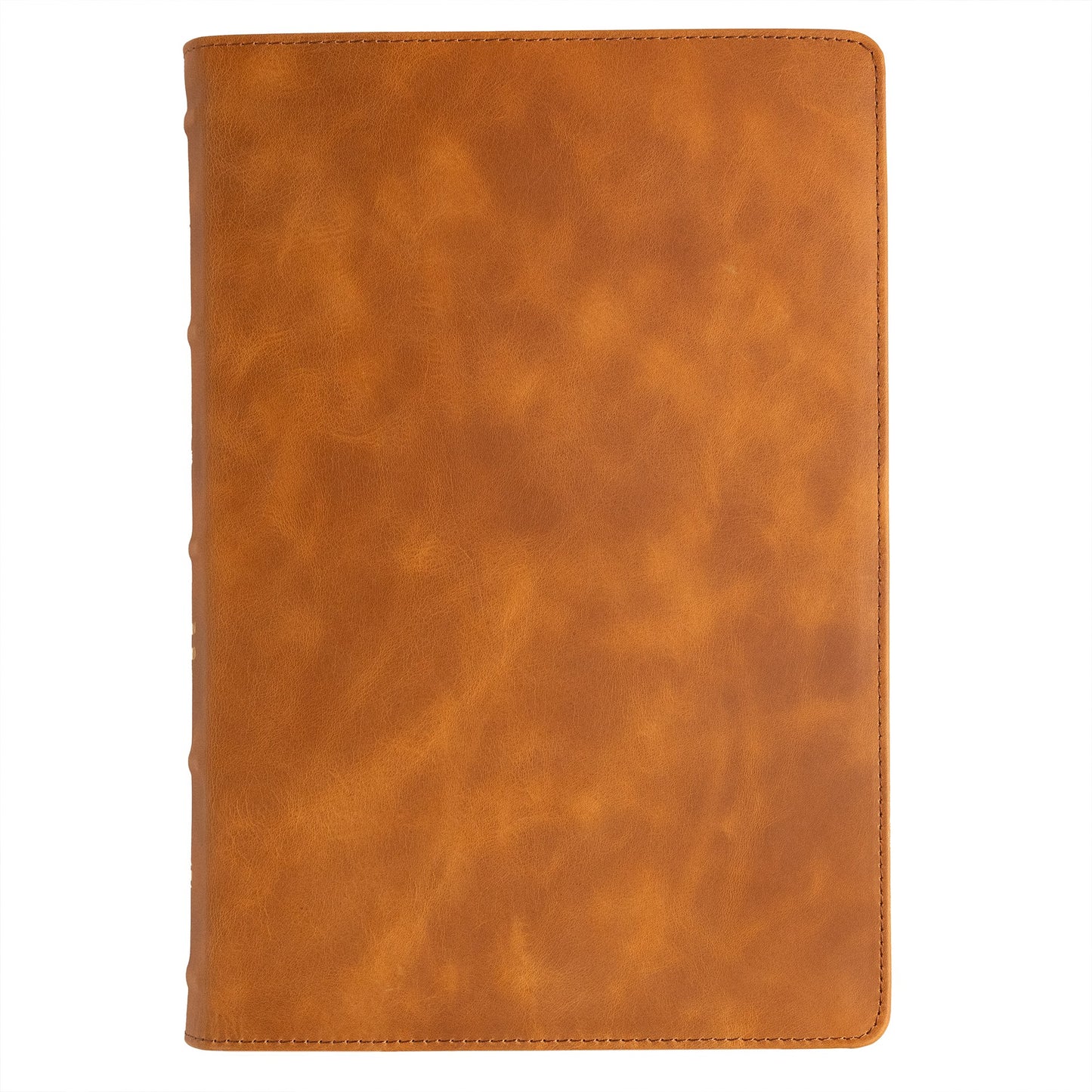 CSB Giant Print Bible (Holman Handcrafted Edition)-Marbled Chestnut Premium Calfskin