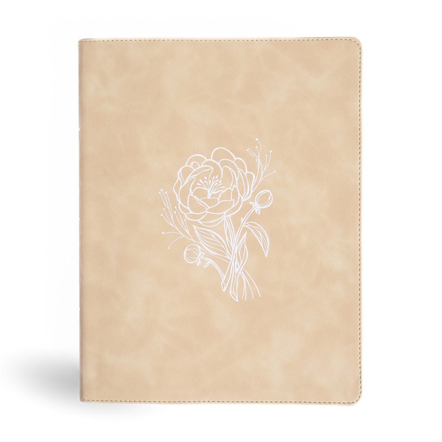 CSB Illustrator's Notetaking Bible Large Print Edition-Cream LeatherTouch