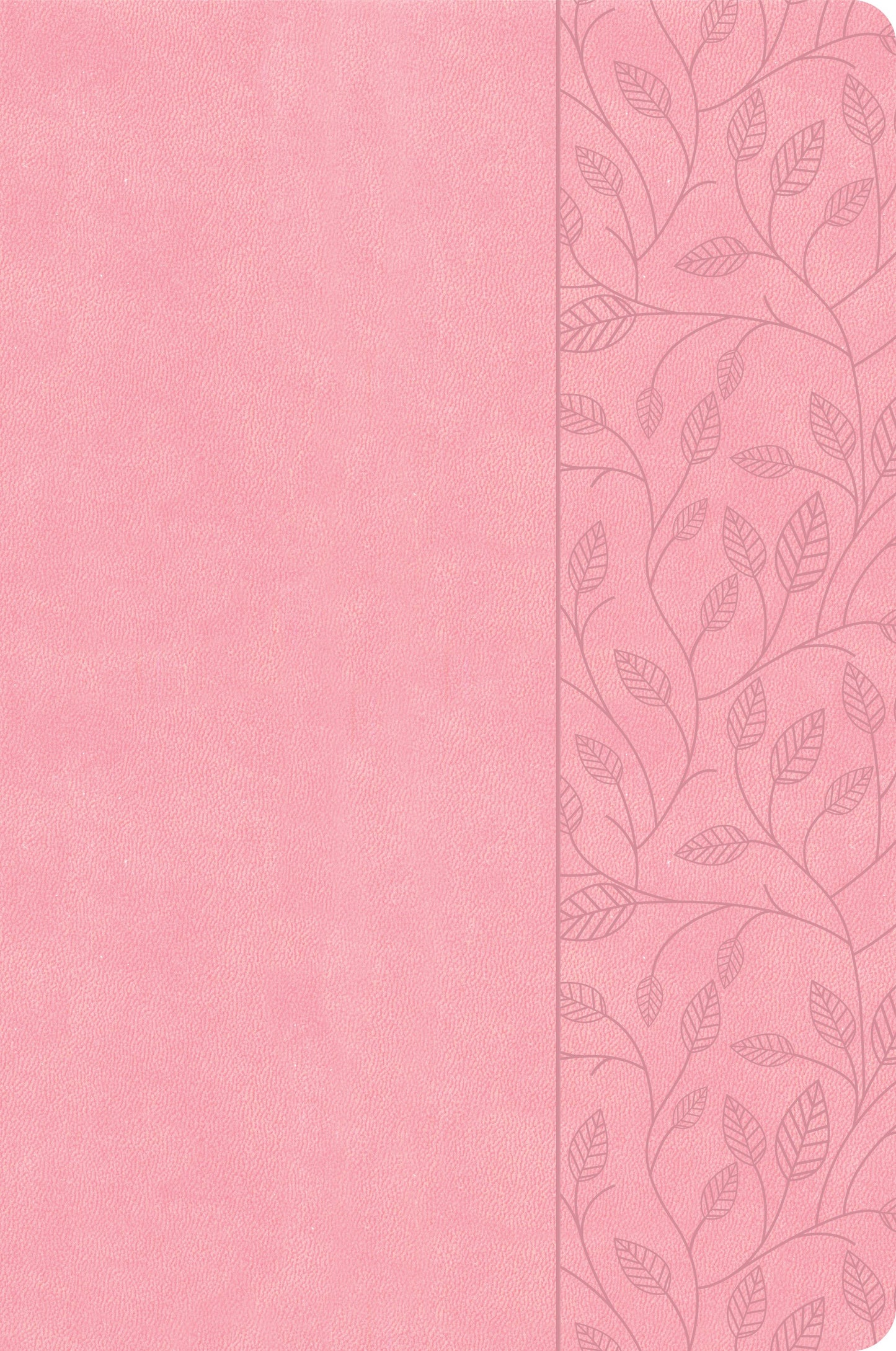 CSB Large Print Thinline Bible (Value Edition)-Soft Pink LeatherTouch