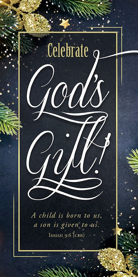 Offering Envelope-Celebrate God's Gift! (Isaiah 9:6 CEB) (Pack Of 100)