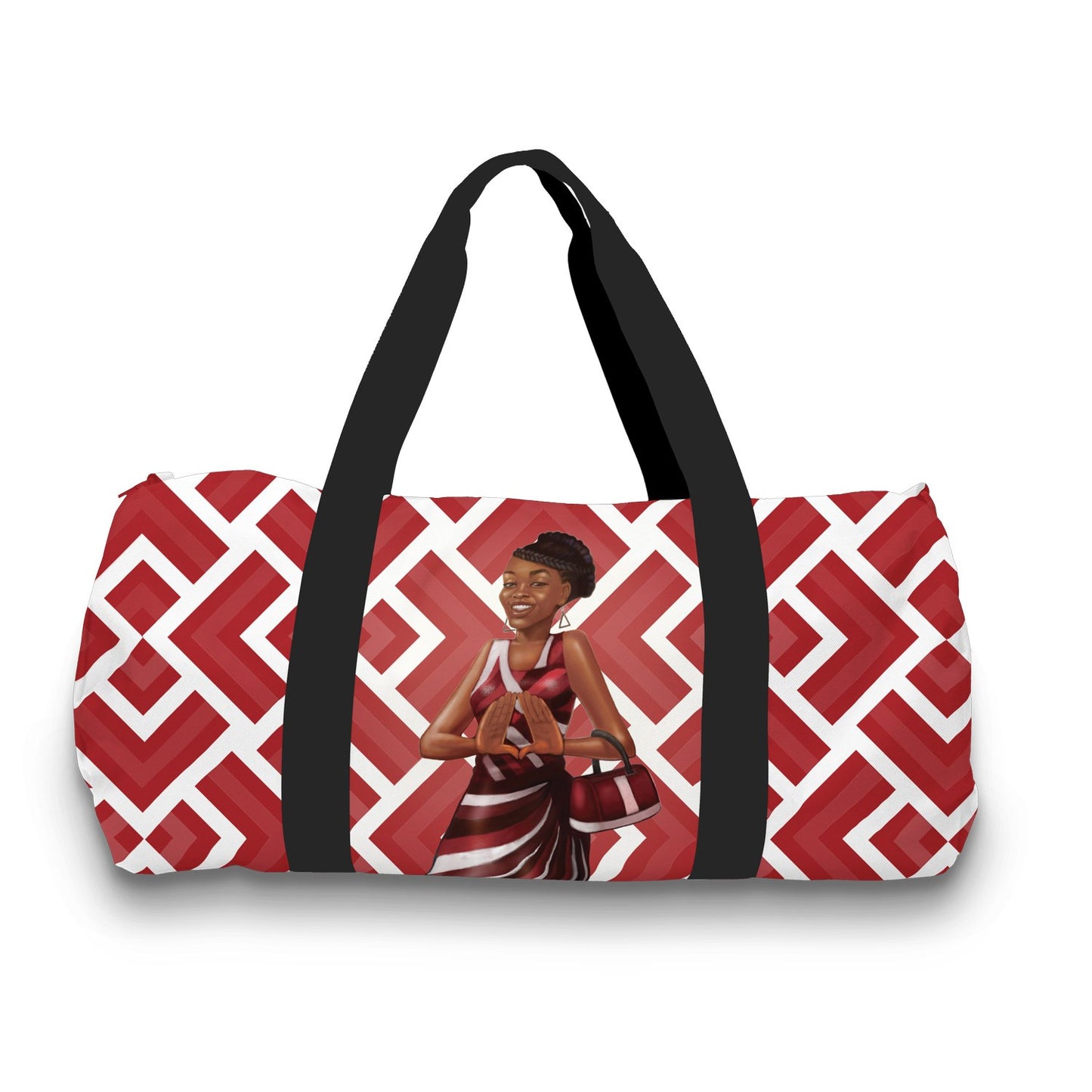 Travel Bag-Foldable-Red (19" x 13" x 9.5")