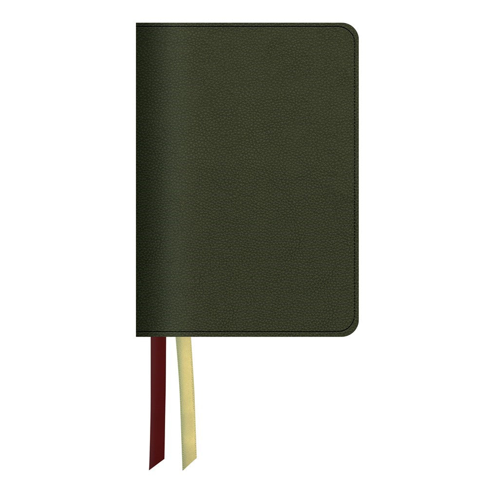 LSB Legacy Standard Portable Paragraph Reference Bible (RL)-Forest Green Paste-Down Cowhide