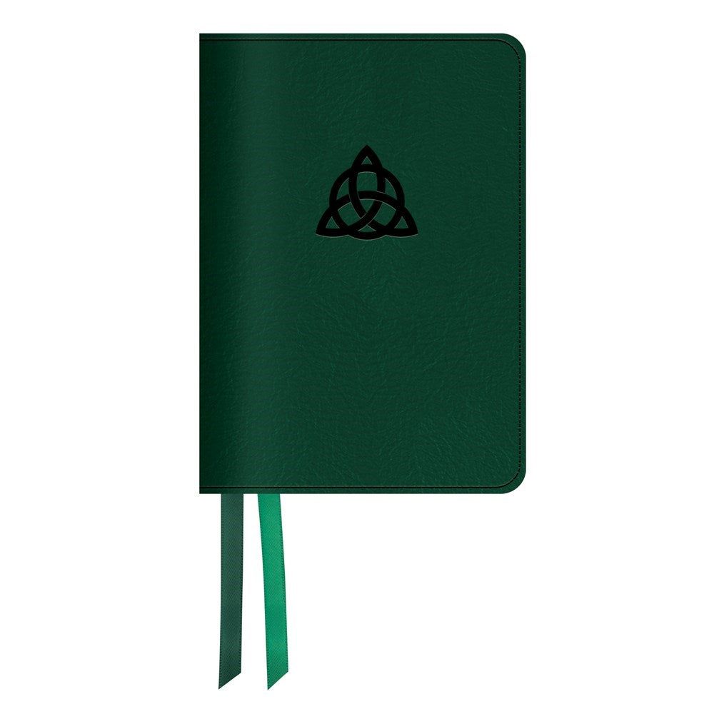 LSB Legacy Standard Portable Paragraph Reference Bible (RL)-Green Trinity Knot Paste-Down Faux Leather Indexed