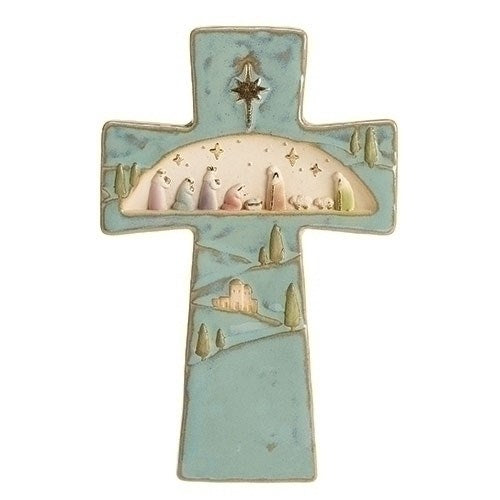 Wall Cross-Nativity (8.5"H)